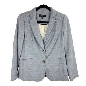 NWT Talbots Light Blue Double Button Blazer Sz 8 Petite